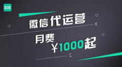 微信代運營，月費1000起，這家公司為了中小企業拼盡全力